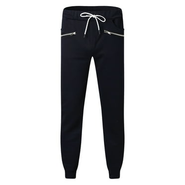 zuwimk Men'S Pants Casual,Men's No Iron Khaki Straight Fit Flat Front Casual Pant Navy,XXL