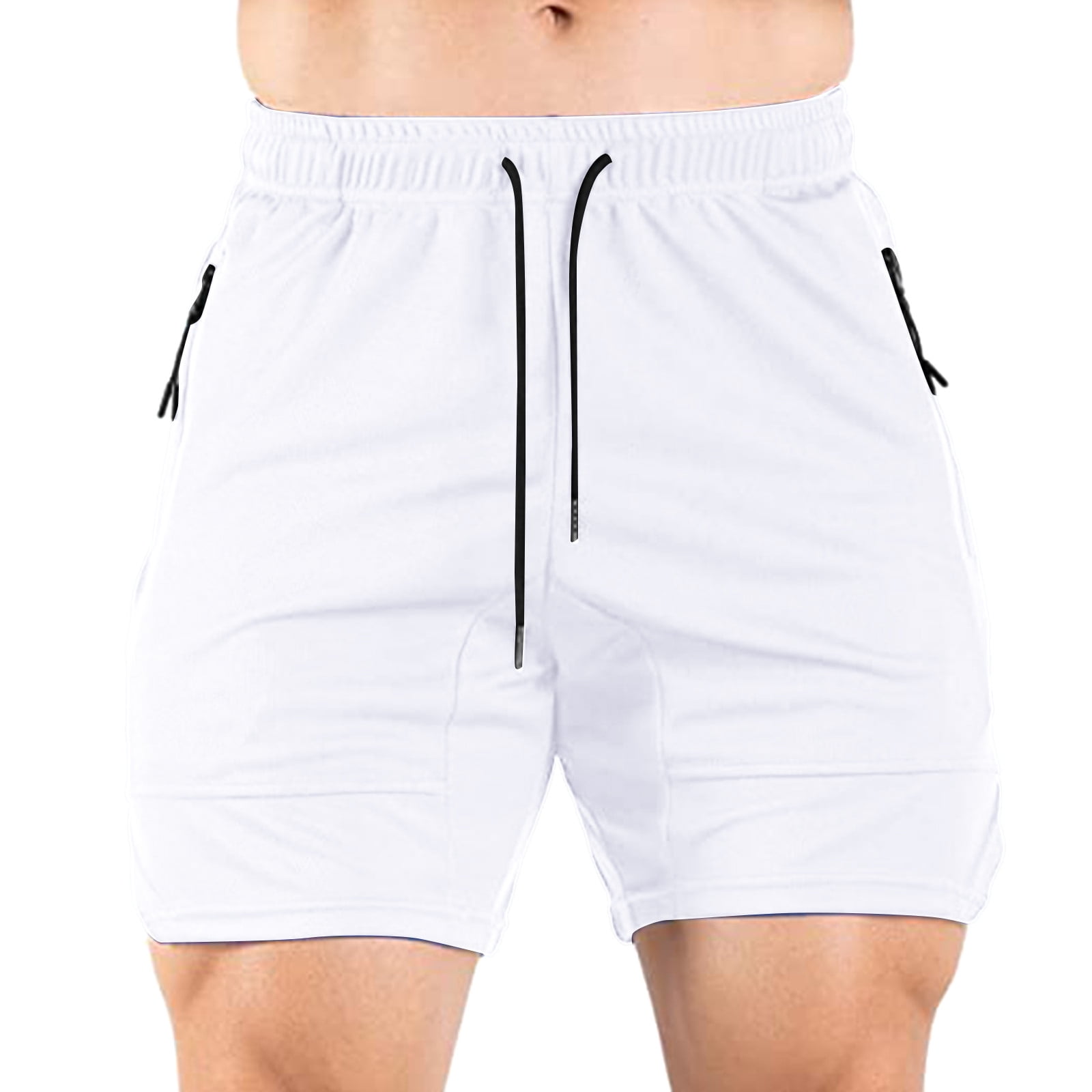 zuwimk Men Shorts,Men's Mesh Performance Gym Shorts with Pockets Z