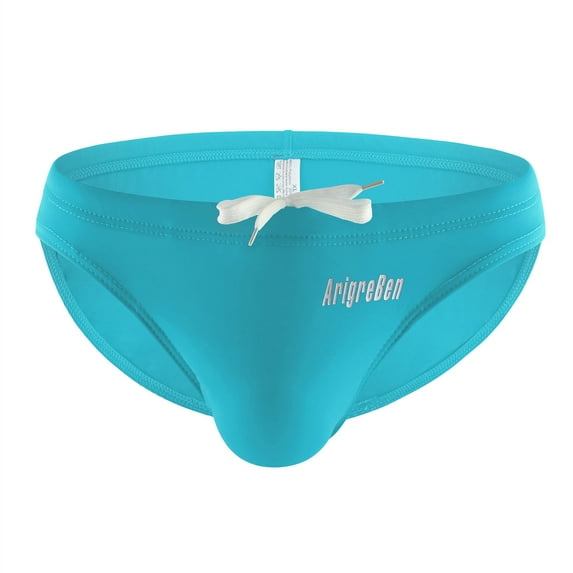 zuwimk Men Underwear Boxer Brief,Men's Ice Silk Thong Bikini Low Rise Soft Briefs Underwear Sky Blue,XL