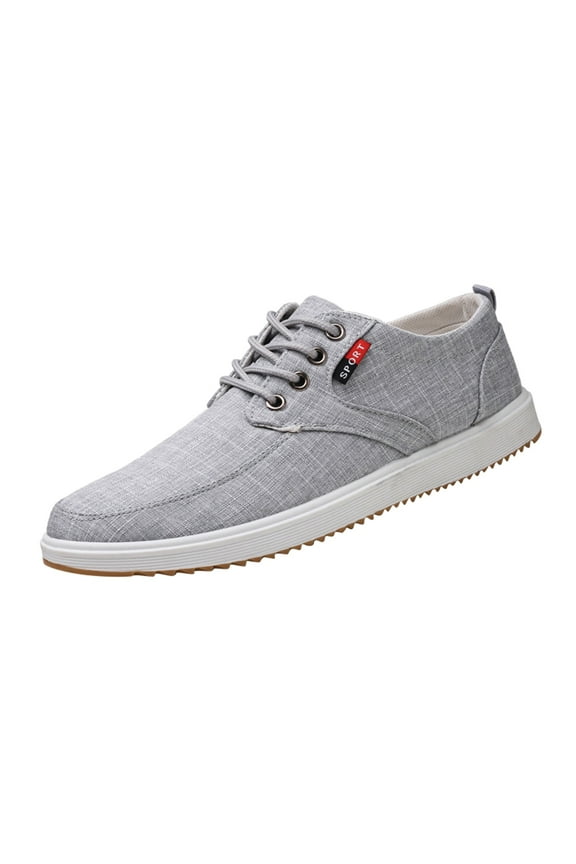 Men's Fashion Sneakers,Men's Pure Casual Low Top Lace Up Skate Shoe Sneaker Gray