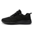 thumbnail image 1 of zuwimk Men's Fashion Sneakers,Men's Slip Resistant Food Service Work Sneaker Black, 1 of 1