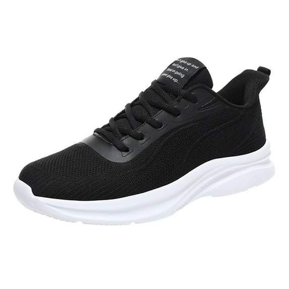 zuwimk Men's Fashion Sneakers,Mens Canvas Shoes Sneakers Low Top Lace Up Casual Shoes Fashion Men Mesh Mountaineering Casual Sport Shoes Lace Up Solid Color Running Breathable Soft Bottom Sneakers