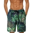 thumbnail image 1 of zuwimk Men's Swim Trunks Quick Dry Beach Shorts with Pockets Z-Green,XL, 1 of 5