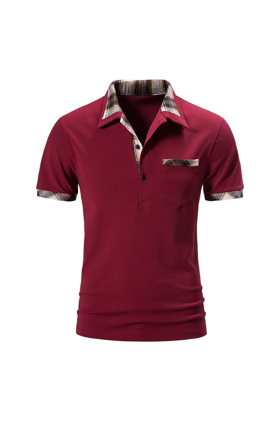 Mens Polo Shirts,Men's Slim Fit Tech Stretch Polo Shirt ,S