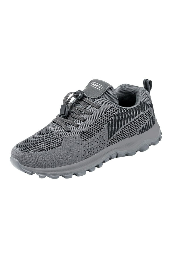 Mens Sneakers,Men's Afterburn Memory Foam Lace-up Sneaker Gray