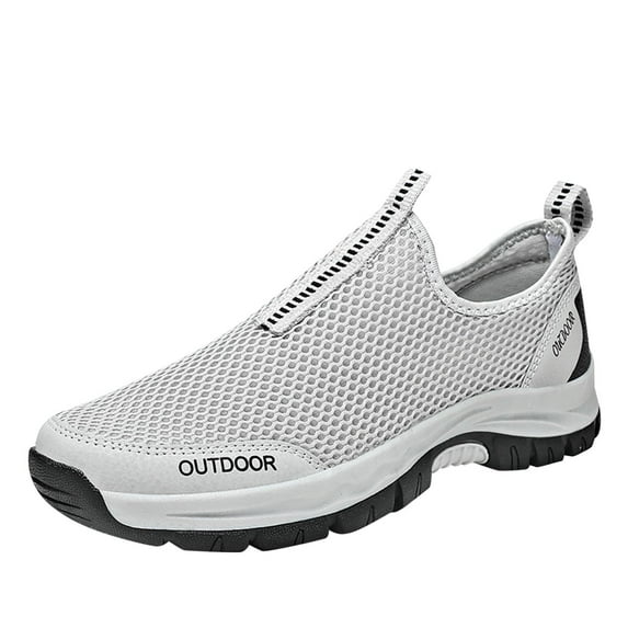 zuwimk Mens Sneakers,Men's Delson Antigo Waterproof Bungee Slip on Sneaker White