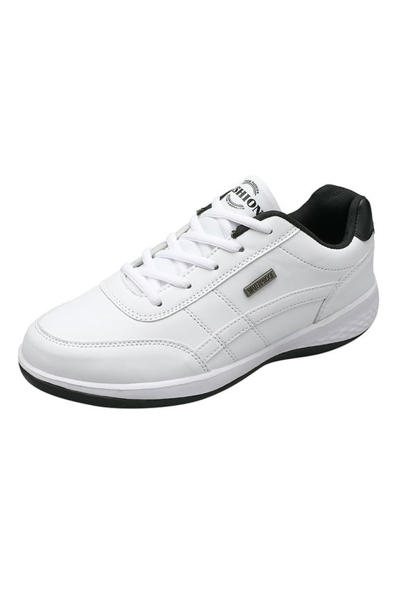 Mens Sneakers,Men's Workout Walking Shoes with Air Cooled Foam Sneakers White