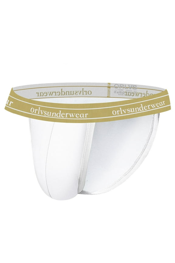 Mens Underwear Briefs,Mens Thong Underwear Enhancing Ball Pouch T-Back Bikini Briefs Yellow,L