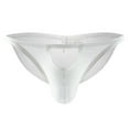 thumbnail image 1 of zuwimk Mens Underwear,Mens Micro Mesh Briefs Comfortable Pouch Underwear White,S, 1 of 2