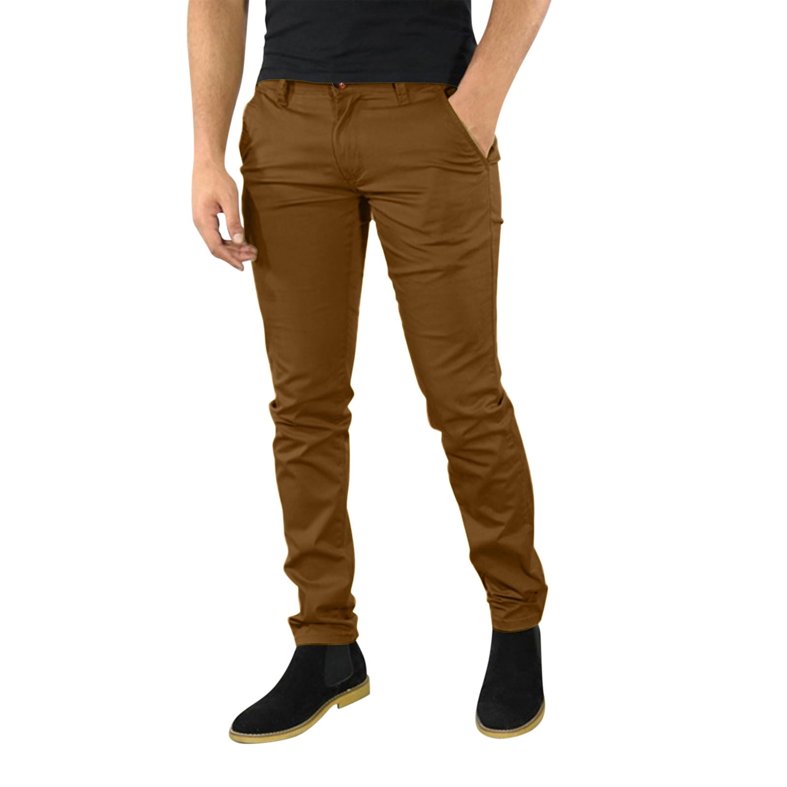 zuwimk Pants For Men Fashion,Men's Stretch Corduroy Expandable