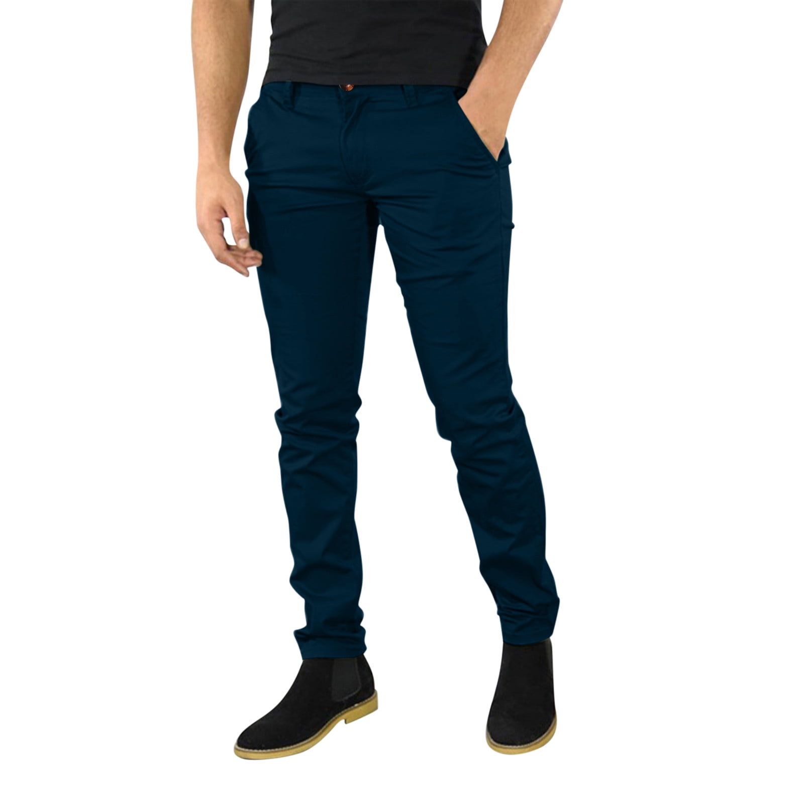 zuwimk Pants For Men Fashion,Men's Stretch Corduroy Expandable