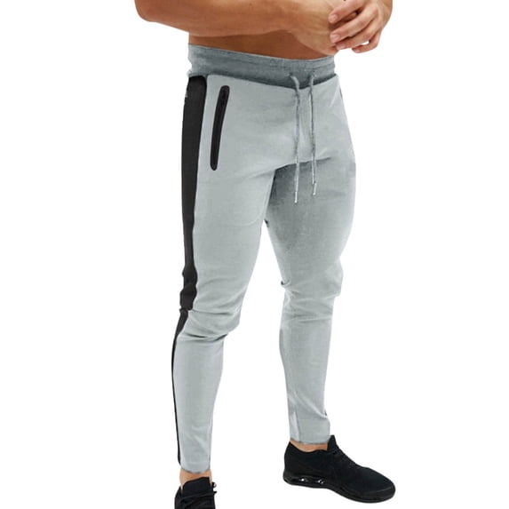 zuwimk Pants For Men Relaxed Fit,Men's Performance Series Extreme Motion Straight Fit Tapered Leg Jean Gray,XL