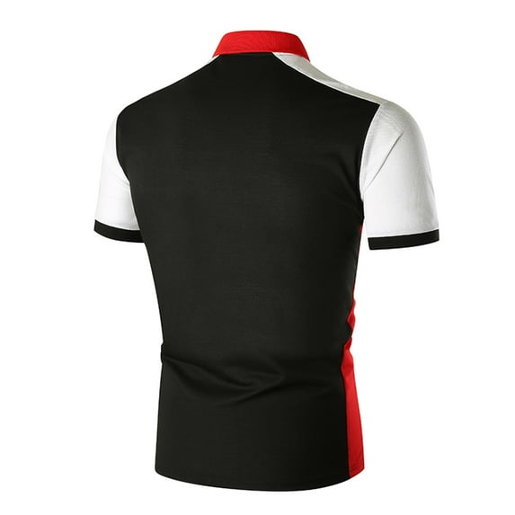 zuwimk Polo Shirts For Men,Men's Classic Short Sleeve Solid Performance Deck Polo Shirt Black,M