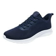 thumbnail image 1 of zuwimk Sneakers For Men,Men's Fashion High Top Leather Street Sneakers Sports Casual Shoes Blue, 1 of 1