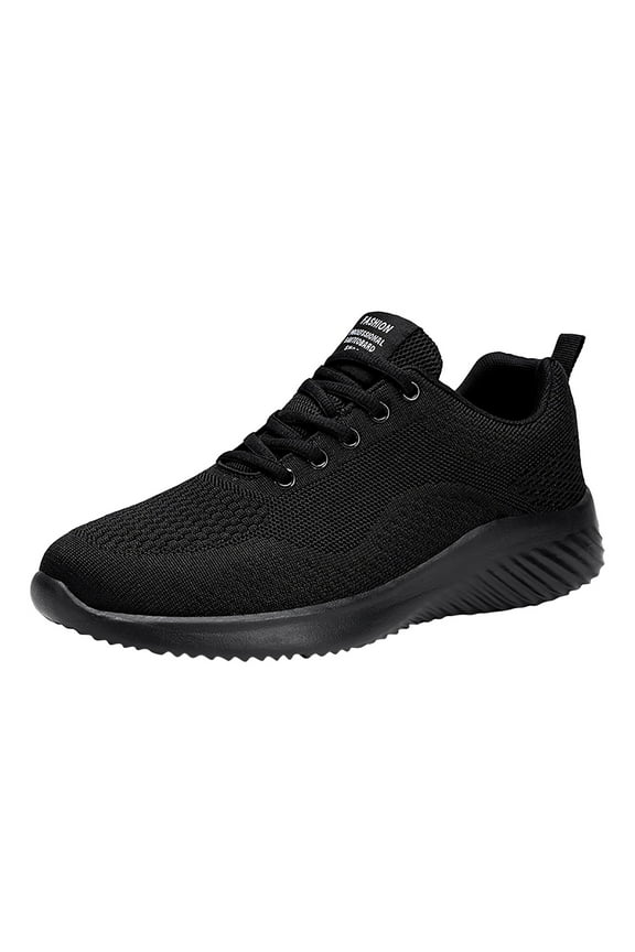 Sneakers For Men,Mens Casual Sneakers Dress Shoes Mesh Wingtip Oxford Shoes Breathable Lightweight Outdoor Walking Shoes Black
