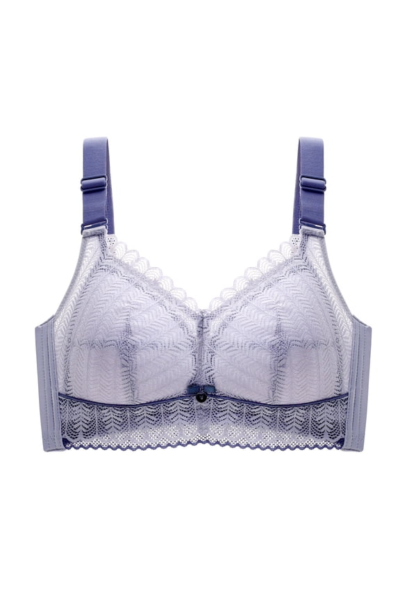 Sports Bras For Women,Women's MagicLift Front Close Posture Back Support Bra Gray,34C