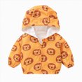 thumbnail image 1 of zuwimk Toddler Boys Windbreaker Casual Outerwear Kids Lightweight Zip Hooded Jacket Baby Cute Dust Coat(18-24 Months,Yellow), 1 of 4
