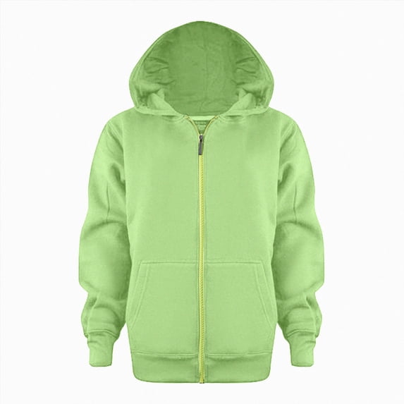 zuwimk Toddler Fleece Jacket - Weather Resistant Polar Fleece Lined Full Zip Boys Winter Coat - Cozy Hooded Kids Winter Jacket(5-6 Years,Green)