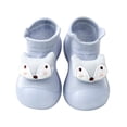 thumbnail image 1 of zuwimk Toddler Girl Shoes, Baby Boys Girls Canvas Sneaker Toddler Slip On Anti Skid First Walkers Candy Shoes Blue, 1 of 5