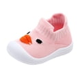 thumbnail image 1 of zuwimk Toddler Girl Shoes,Baby Boys Girls Walking Shoes Hard Bottom Non Slip PU Leather Outdoor Sneaker Toddler First Walker Crib Shoes Red, 1 of 4