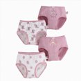 thumbnail image 1 of zuwimk Toddler Girls' Cotton Panties Baby Soft Assorted Briefs Underwear Random Multipack(Light Purple,1-2 Years), 1 of 5