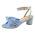 thumbnail image 1 of zuwimk Women Sandals,Split Toe Women's Arch Support Slide Sandals Blue, 1 of 4