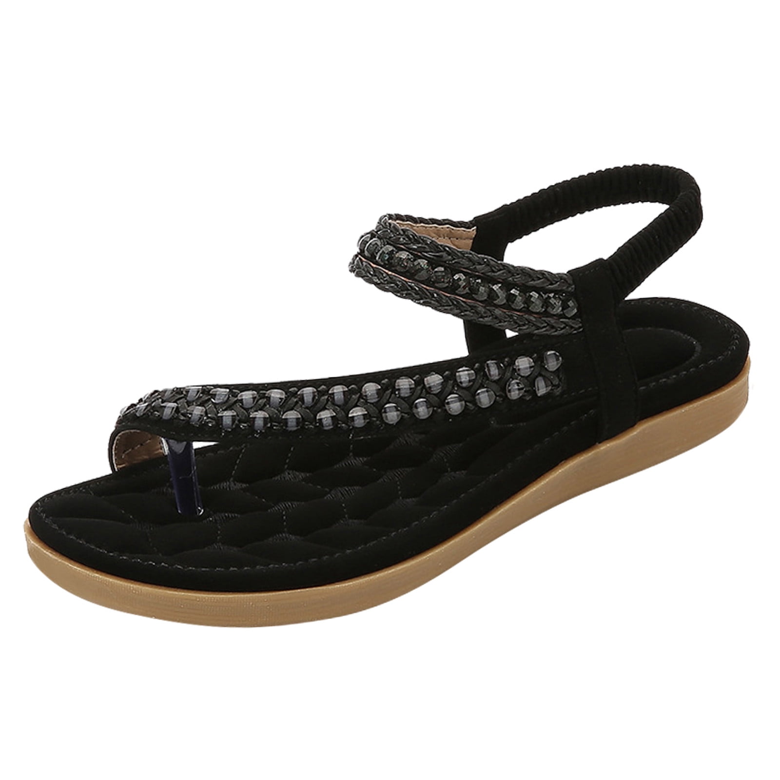 Black designer flip store flops womens