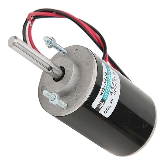 zuzengstory 30W Permanent Magnet DC Electric Motor 24V, CW/CCW, High Speed 7000 RPM, Lightweight for Various Applications