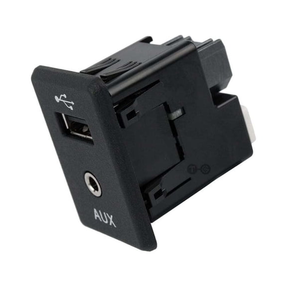 zuzengstory 4-Pin Car Aux Input USB Socket Port Adapter (28023-4BA0B) for Nissan for Altima for Rogue