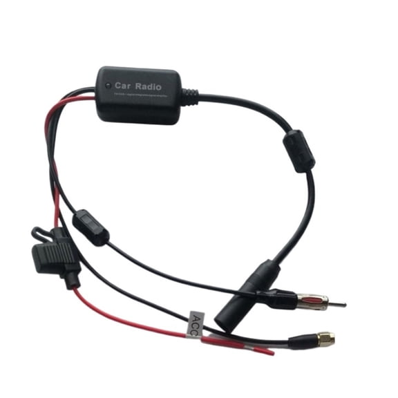 zuzengstory AM FM DAB+ Digital Radio Signal Amplifier Booster for Car Stereo Antenna Adapter
