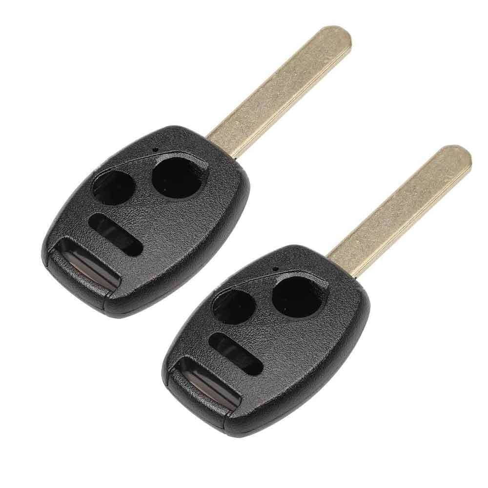 zuzengstory Pair (2) of Remote Key Fob Shell Cases 2007-2013 for Honda for CR-V