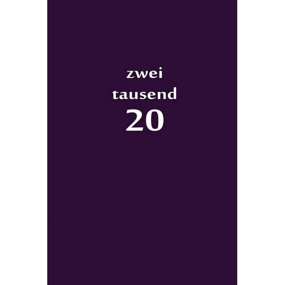 zweitausend 20: Terminbuch 2020 A5 Flieder, (Paperback)