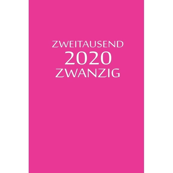 zweitausend zwanzig 2020: Ingenieurkalender 2020 A5 Pink Rosa Rose, (Paperback)