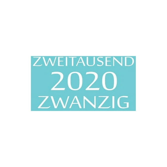 zweitausend zwanzig 2020: Taschenplaner 2020 A5 Blau, (Paperback)
