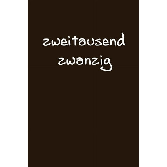 zweitausend zwanzig: Arbeitsplaner 2020 A5 Braun, (Paperback)