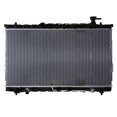 thumbnail image 1 of zxhhxkAn Radiator Front Side 1 Row Direct with Automatic Transmission for Hyundai for Santa Fe 2.4L/2.7L 2001-2006 Aluminum,Plastic 27.88 in / 708mm-Core Height Downflow-Style 2531026050, 1 of 6