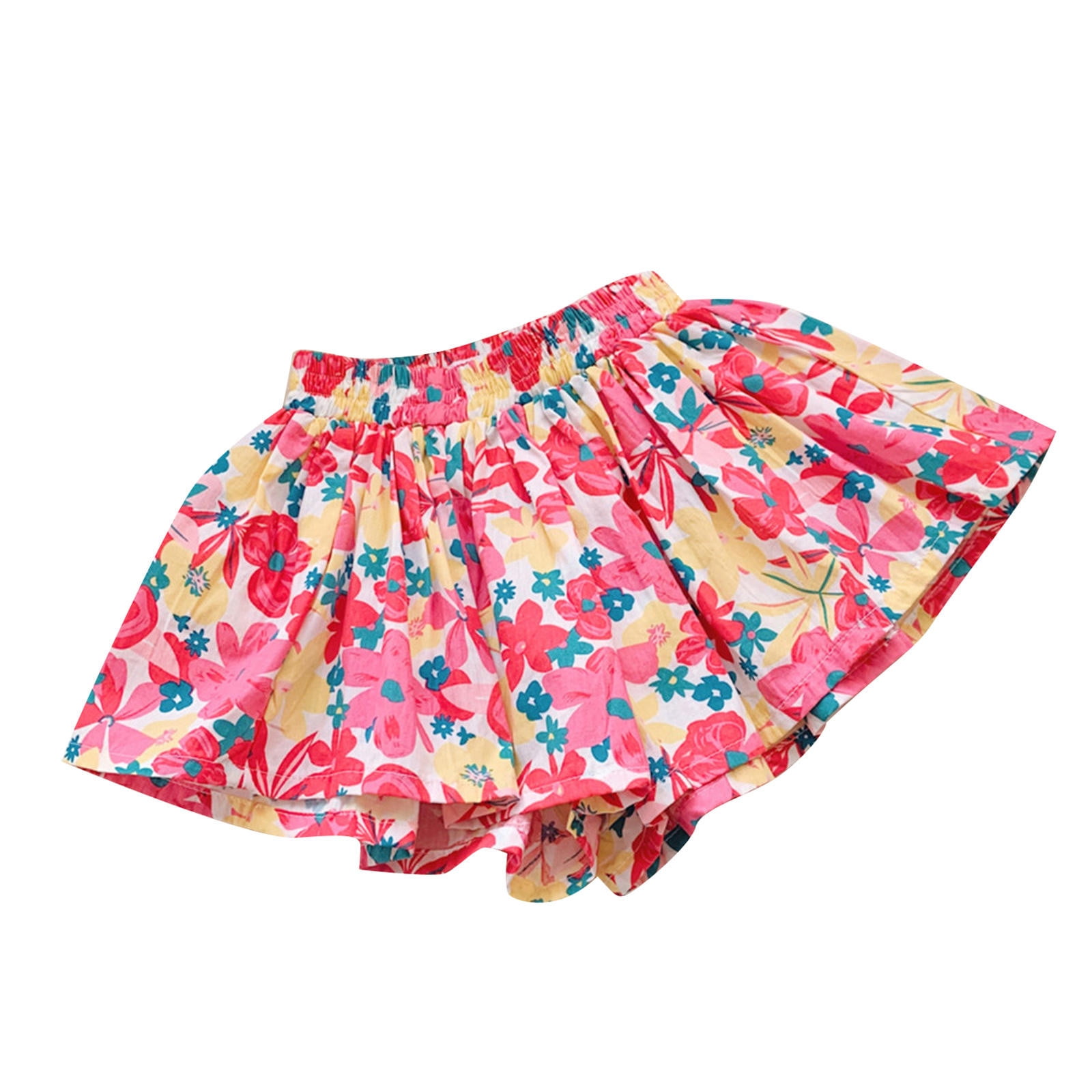 zyoiszvq Toddler Kids Girls Summer Floral Shorts 2024 Fashion Wide