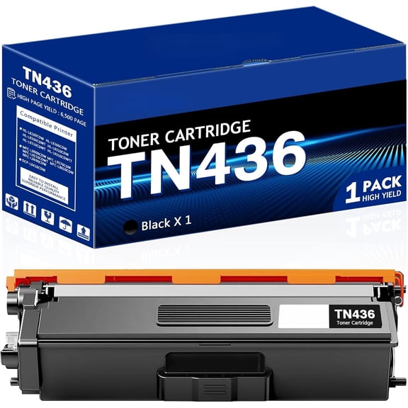 zz TN436 Toner Cartridge Replacement for Brother TN-436 TN436BK Compatible with Brother HL-L8260CDW HL-L8360CDW MFC-L8610CDW MFC-L8900CDW MFC-L8690CDW Printer (Black, 1 Pack)